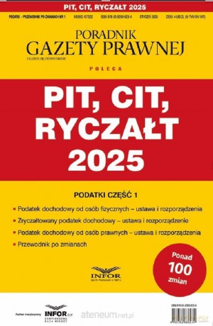 PIT, CIT, ryczałt 2025 [KSIĄŻKA]