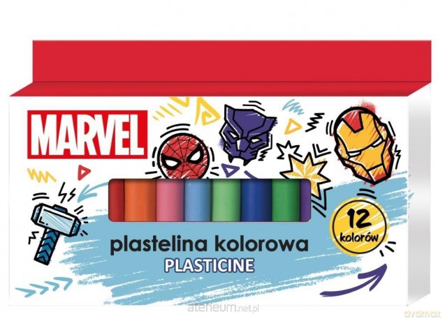 Plastelina Avengers 12 kolorów