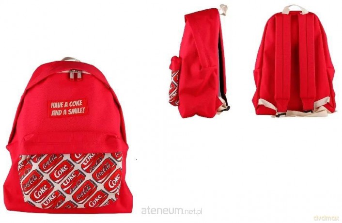 Plecak Coca-Cola czerwony