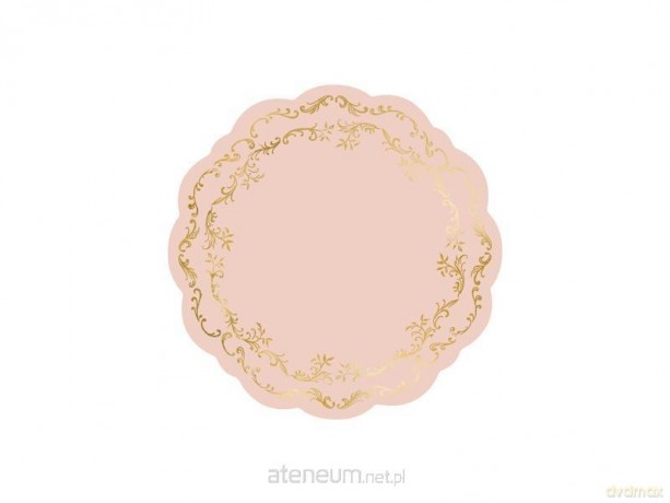Podkładki pod talerze brudny róż 35cm 6szt