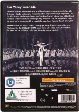 Sun Valley Serenade (Serenada W Dolinie Słońca) [DVD]