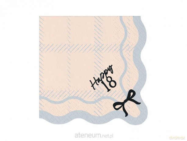 Serwetki Happy 18 33x33cm 12szt