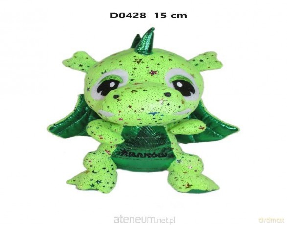 Smok Kraków zielony 15cm