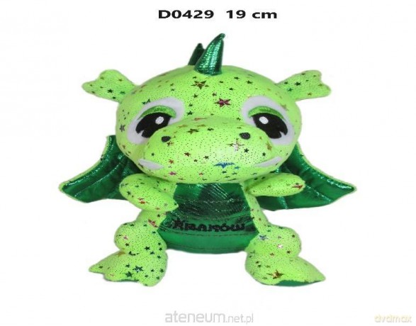 Smok Kraków zielony 19cm