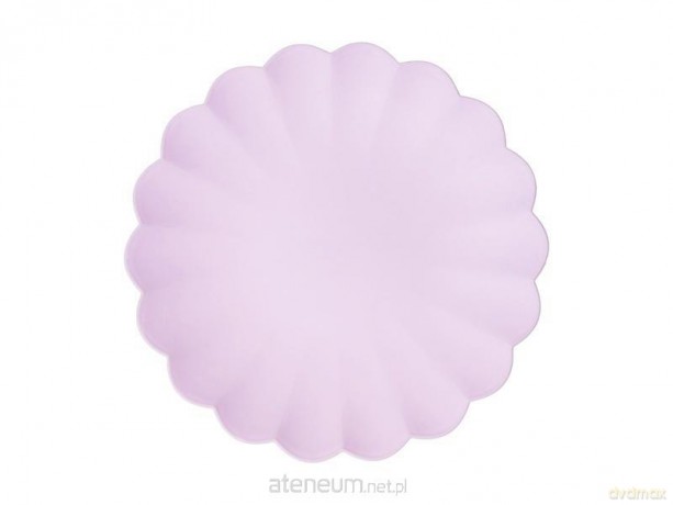 Talerzyki plastikowe fioletowe 22x22cm 4szt