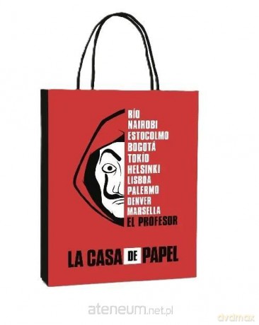 Torba papierowa 37x27x12cm Dom z papieru