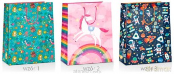 Torba prezentowa Grand Kids 32x26x10cm MIX