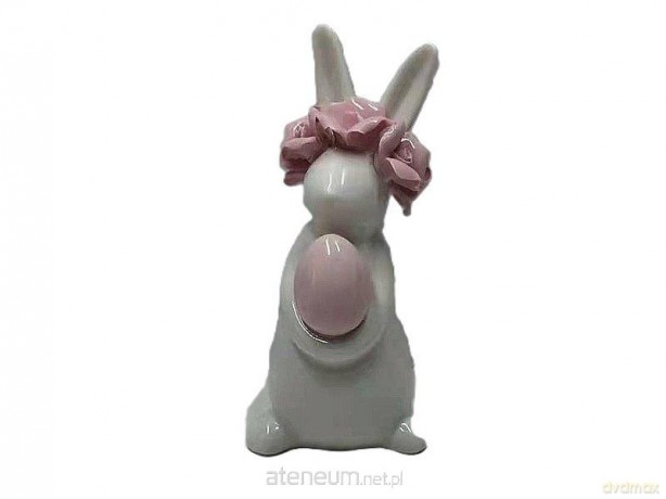 Zajączek z jajkiem ceramiczny