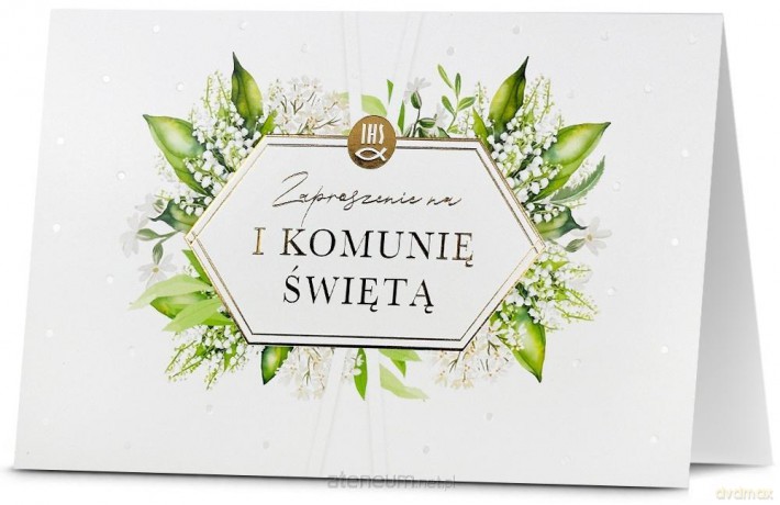 Zaproszenie Komunia (5szt)