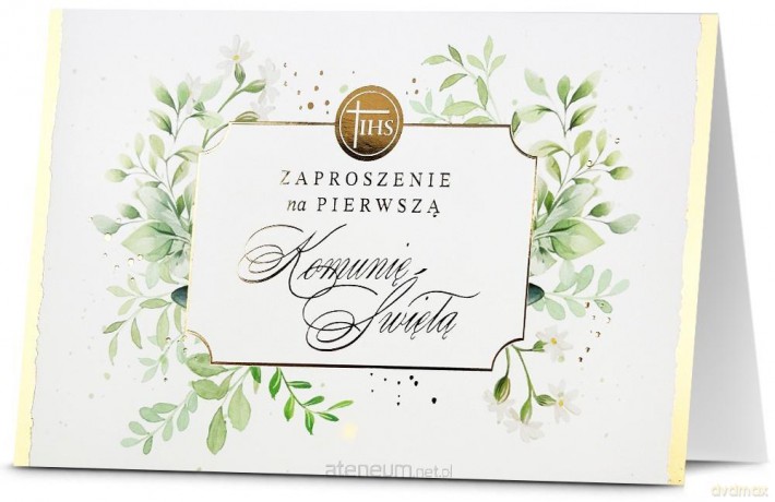 Zaproszenie Komunia (5szt)