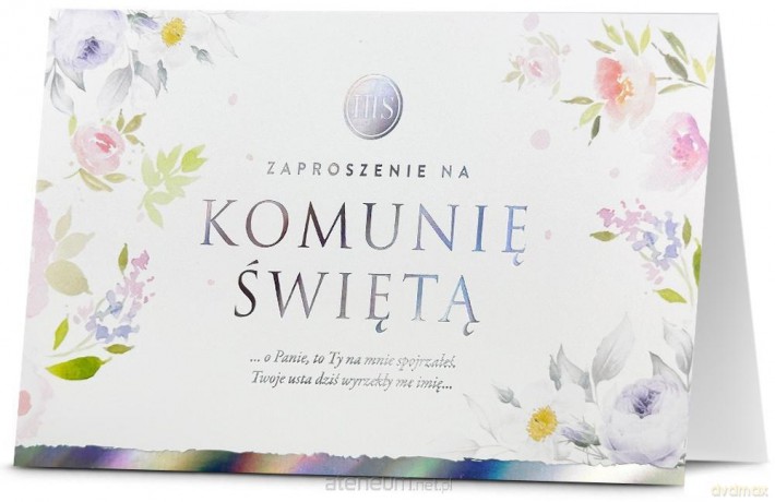 Zaproszenie Komunia (5szt)