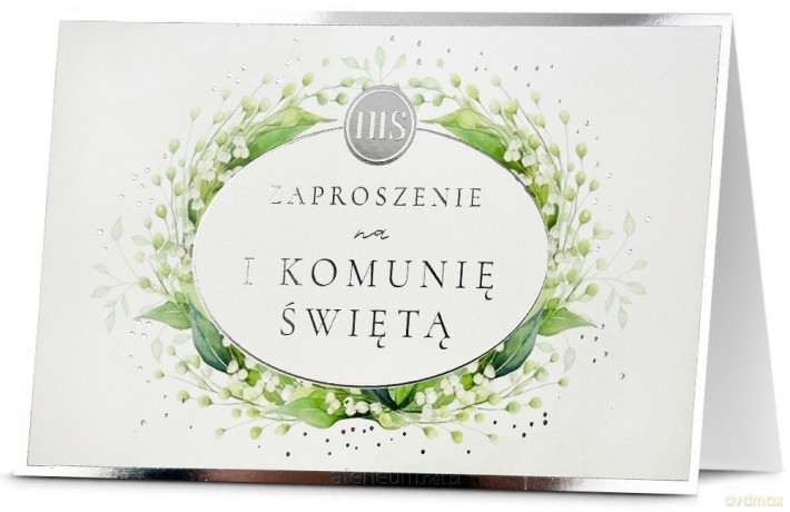 Zaproszenie Komunia (5szt)