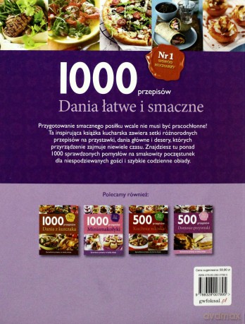 1000 przepisów. Dania łatwe i smaczne [KSIĄŻKA]