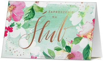 Zaproszenie Ślub (5szt)