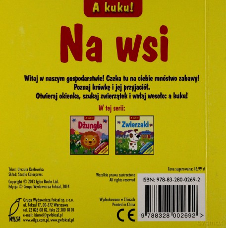 A kuku! Na wsi - Kozłowska Urszula [KSIĄŻKA]