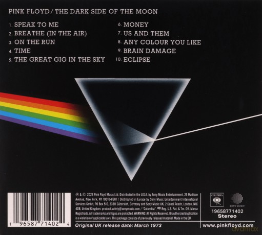 Pink Floyd: The Dark Side of the Moon (50th Anniversary Remaster) [CD]