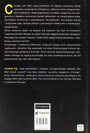 Al Capone. Gangster wszech czasów - Eig Jonathan [KSIĄŻKA]
