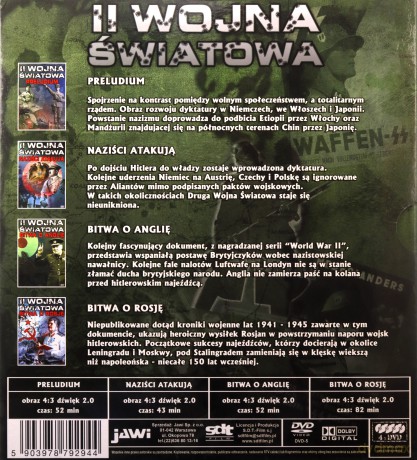 II Wojna Swiatowa Box [4DVD]
