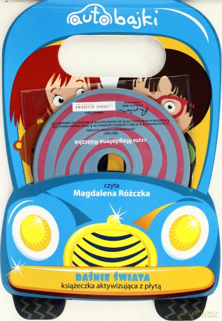 Auto-bajki. Baśnie świata. Książeczka aktywizująca z płytą - Grzywocz Teresa [Audiobook]