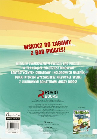Bad Piggies. Książka z nalepkami [KSIĄŻKA]