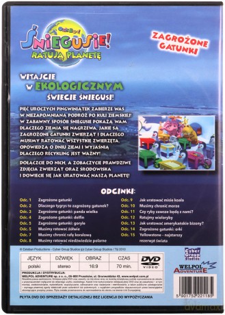 Śniegusie Ratują Planetę - Zagrożone Gatunki [DVD]
