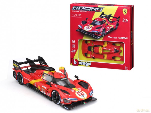 Bburago Ferrari Racing Model Kit - 499p Lmh 1:24
