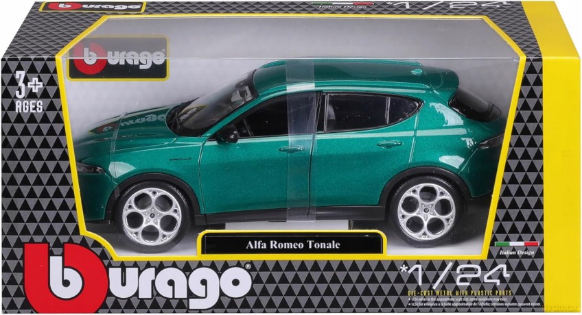 Bburago Model Alfa Romeo Tonale Green (12) 1:24