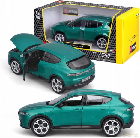 Bburago Model Alfa Romeo Tonale Green (12) 1:24