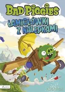 Bad Piggies. Łamigłówki z nalepkami - Noah Gordon [KSIĄŻKA]