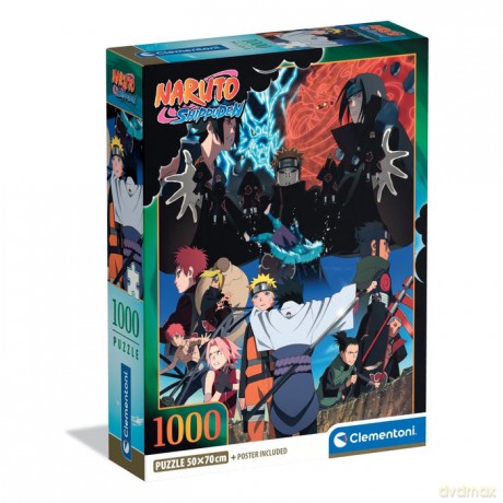CLEMENTONI 1000 el. COMPACT ANIME Naruto Shippuden [PUZZLE]