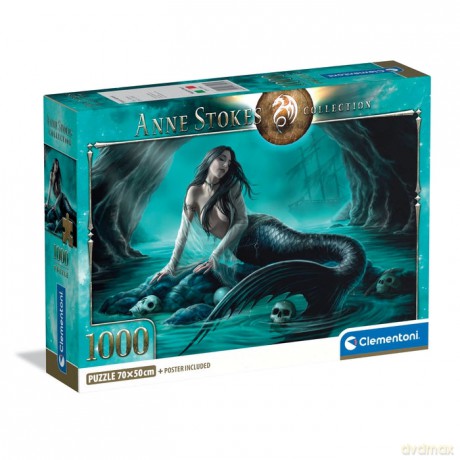 CLEMENTONI 1000 el. COMPACT ANNE STOKES COLLECTION Siren's Lament [PUZZLE]