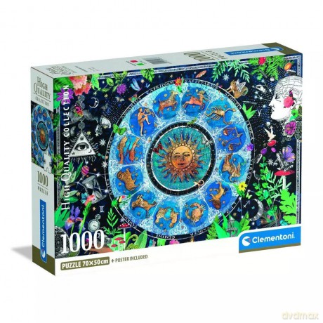 CLEMENTONI 1000 el. COMPACT Astrological Chart [PUZZLE]