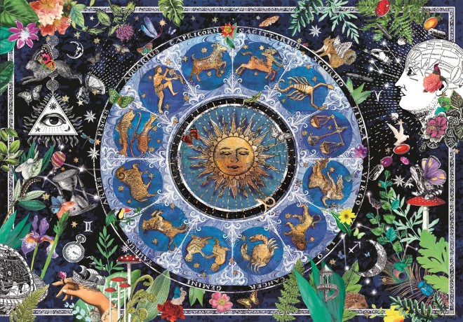 CLEMENTONI 1000 el. COMPACT Astrological Chart [PUZZLE]