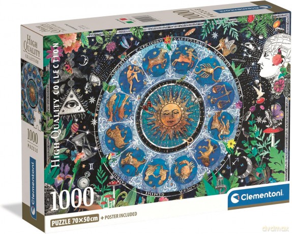 CLEMENTONI 1000 el. COMPACT Astrological Chart [PUZZLE]