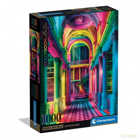 CLEMENTONI 1000 el. COMPACT COLORBOOM Athenaeum [PUZZLE]