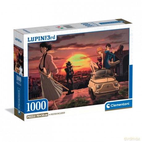 CLEMENTONI 1000 el. COMPACT Lupin III [PUZZLE]