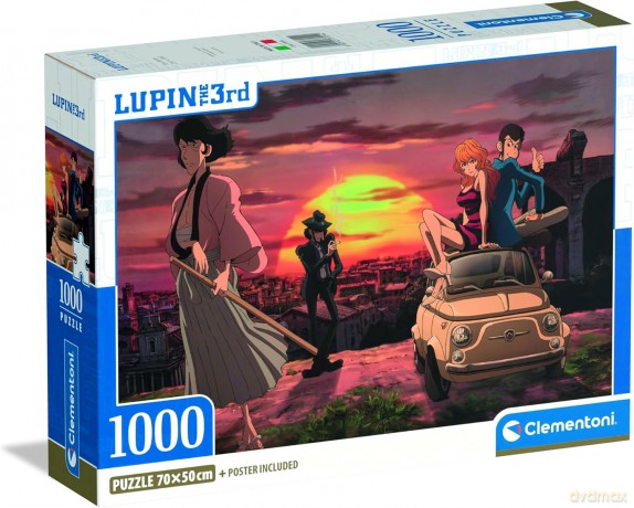 CLEMENTONI 1000 el. COMPACT Lupin III [PUZZLE]
