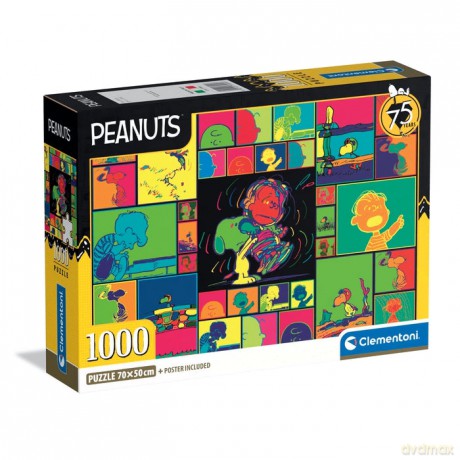 CLEMENTONI 1000 el. COMPACT PEANUTS [PUZZLE]