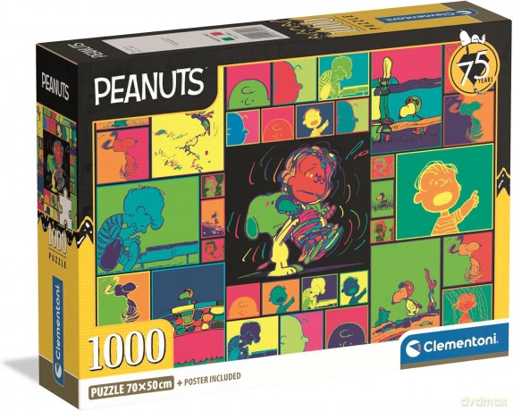 CLEMENTONI 1000 el. COMPACT PEANUTS [PUZZLE]