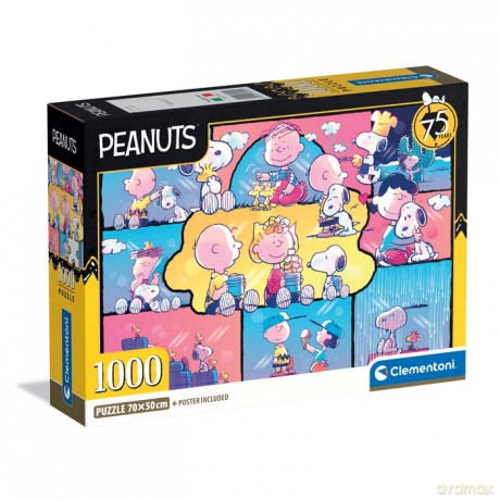 CLEMENTONI 1000 el. COMPACT PEANUTS [PUZZLE]