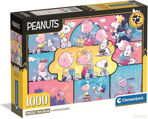 CLEMENTONI 1000 el. COMPACT PEANUTS [PUZZLE]