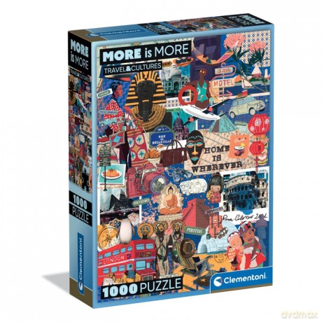 CLEMENTONI 1000 el. COMPACT Travel&Cultures [PUZZLE]