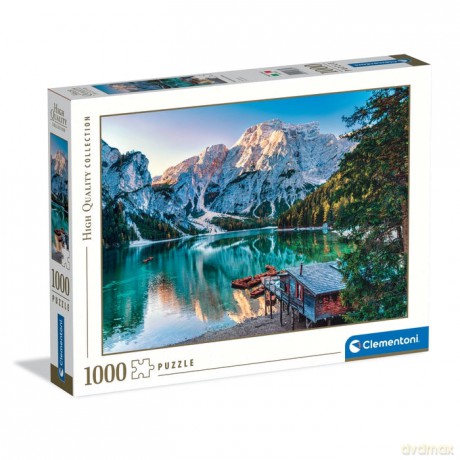 CLEMENTONI 1000 el. HQ Emerald Lake Braies [PUZZLE]