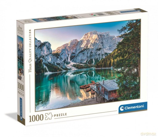 CLEMENTONI 1000 el. HQ Emerald Lake Braies [PUZZLE]