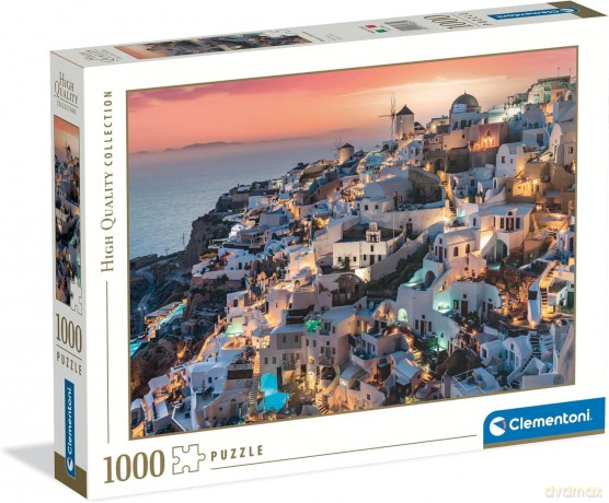 CLEMENTONI 1000 el. HQ Shades of Santorini [PUZZLE]