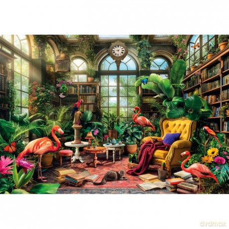 CLEMENTONI 1000 el. HQ The Greenhouse Library [PUZZLE]
