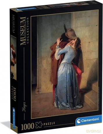CLEMENTONI 1000 el. MUSEUM Hayes, The Kiss [PUZZLE]