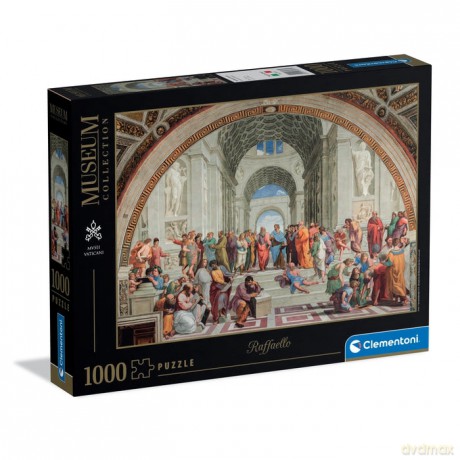 CLEMENTONI 1000 el. MUSEUM Raffaello, School of Athens [PUZZLE]