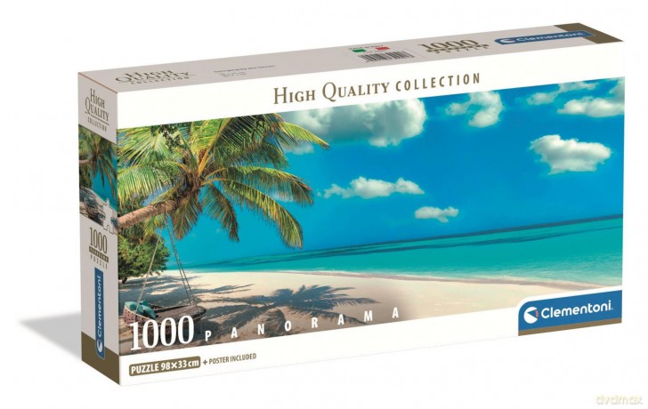 CLEMENTONI 1000 el. PANORAMA COMPACT Swinging by the Ocean [PUZZLE]