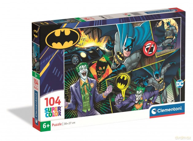 CLEMENTONI 104 el. SUPER KOLOR Batman [PUZZLE]